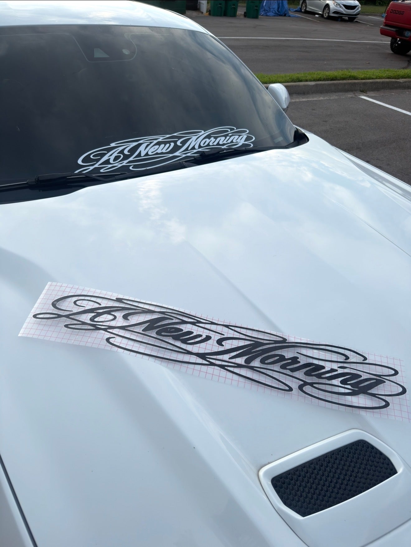 A New Morning "Cursive" Banner
